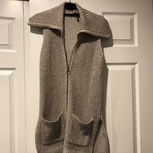Bcbg long sweater vest